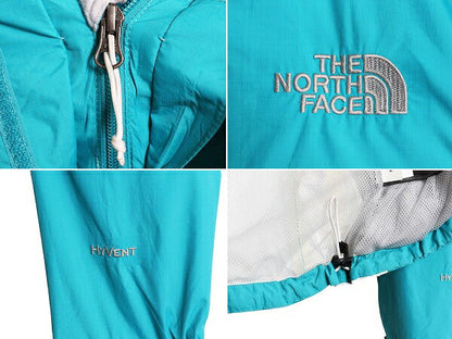 ノースフェイス HYVENT ナイロン フード パーカー ジャケット レディース XS / The North Face マウンテンパーカー ジャンパー フルジップ