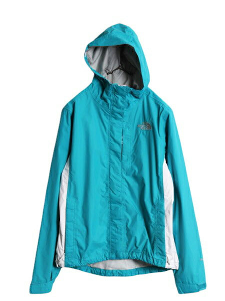 ノースフェイス HYVENT ナイロン フード パーカー ジャケット レディース XS / The North Face マウンテンパーカー ジャンパー フルジップ