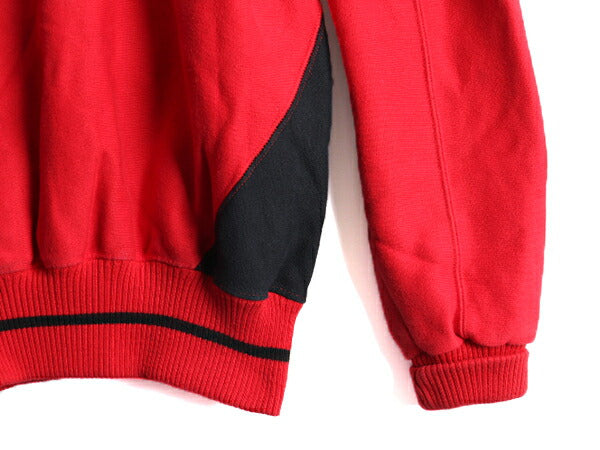 90s USA製 大きいサイズ XL ■ NHL シカゴ ブラックホークス リブライン スウェット トレーナー ( メンズ ) 古着 90年代 ヘビーウェイト 赤