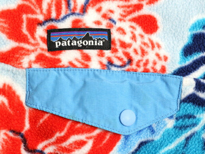 15年製 パタゴニア 総柄 ライトウェイト シンチラ スナップT レディース S / 古着 PATAGONIA プルオーバー フリース ジャケット ジャンパー