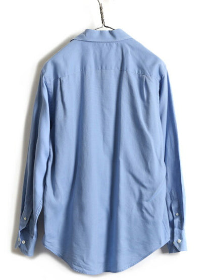 希少サイズ S ■ バナナリパブリック コットン 長袖 ドレス シャツ ( メンズ 14 1/2 )古着 BANANA REPUBLIC 無地 長袖シャツ ポケット付き