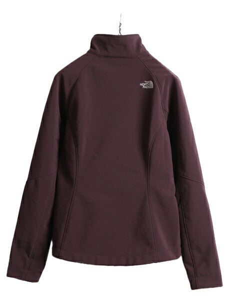 US企画 ノースフェイス TNF APEX ソフトシェル ジャケット レディース S / 古着 The North Face アウトドア エイペックス 裏 フリース 防寒