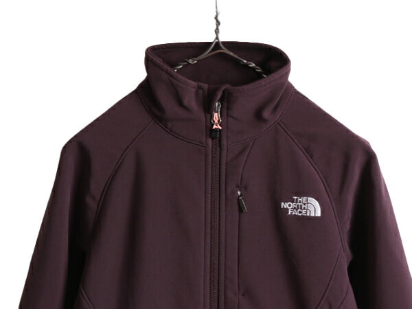 US企画 ノースフェイス TNF APEX ソフトシェル ジャケット レディース S / 古着 The North Face アウトドア エイペックス 裏 フリース 防寒