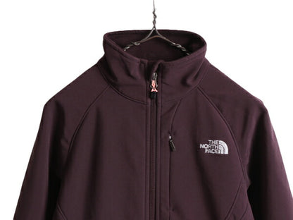 US企画 ノースフェイス TNF APEX ソフトシェル ジャケット レディース S / 古着 The North Face アウトドア エイペックス 裏 フリース 防寒