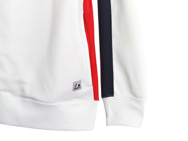 カージナルス トラック ジャケット メンズ L 程/ MLB オフィシャル マジェスティック 大リーグ ジャージ フルジップ ハイネック ブルゾン