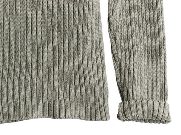 90s ポロ ラルフローレン タートルネック コットン ニット セーター レディース XL / 90年代 オールド リブ編み ポニー無し ヘビーウェイト