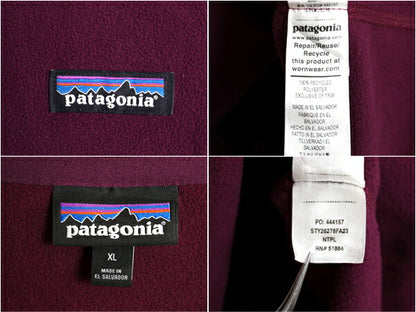 23年製 パタゴニア マイクロD ハーフジップ フリース プルオーバー レディース XL / 古着 Patagonia ロンT 長袖 Tシャツ ハイネック 企業