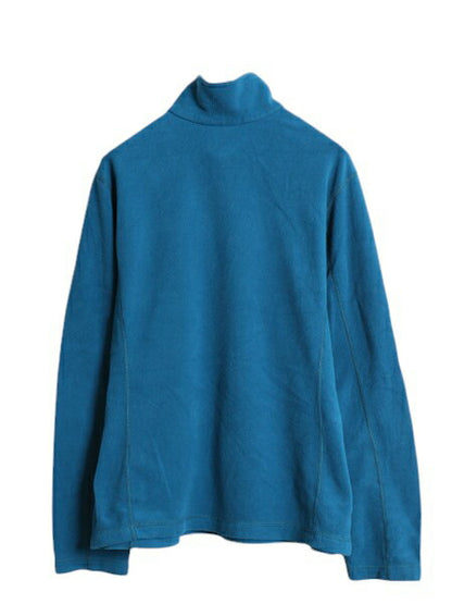 15年製 パタゴニア マイクロD ハーフジップ フリース プルオーバー レディース XL / 古着 Patagonia ロンT 長袖 Tシャツ ハイネック 薄手