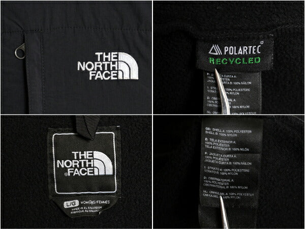 ノースフェイス デナリ ジャケット レディース L / The North Face DENALI アウトドア フリース ブルゾン ナイロン 黒 フルジップ ブラック
