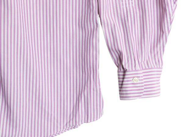 ブルックスブラザーズ ストライプ 長袖 シャツ メンズ L 程 Brooks Brothers コットン ノーアイロン ワイシャツ 長袖シャツ スリムフィット