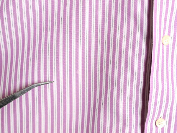 ブルックスブラザーズ ストライプ 長袖 シャツ メンズ L 程 Brooks Brothers コットン ノーアイロン ワイシャツ 長袖シャツ スリムフィット