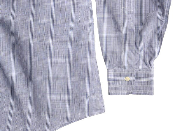 ブルックスブラザーズ チェック 長袖 シャツ メンズ L 程/ BROOKS BROTHERS ピマ コットン ワイシャツ ポケット付き ノーアイロン ツートン