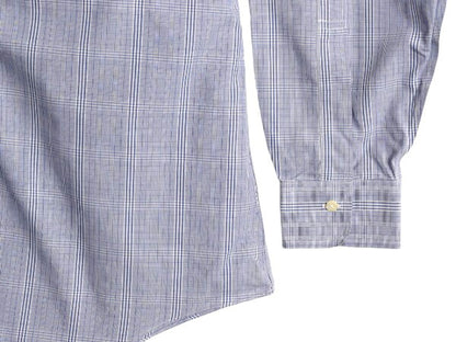 ブルックスブラザーズ チェック 長袖 シャツ メンズ L 程/ BROOKS BROTHERS ピマ コットン ワイシャツ ポケット付き ノーアイロン ツートン