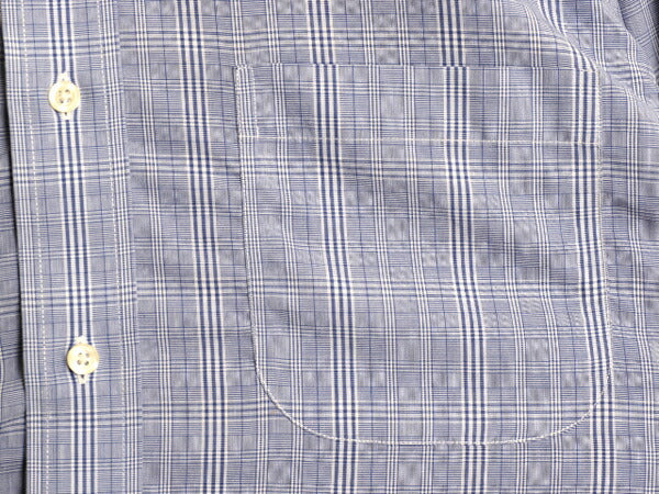 ブルックスブラザーズ チェック 長袖 シャツ メンズ L 程/ BROOKS BROTHERS ピマ コットン ワイシャツ ポケット付き ノーアイロン ツートン