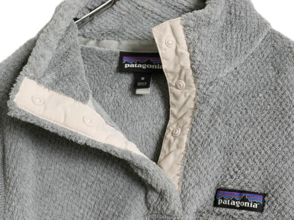 18年製 パタゴニア リツール スナップT プルオーバー ジャケット レディース М 古着 Patagonia フリース アウトドア ブルゾン ハイネック
