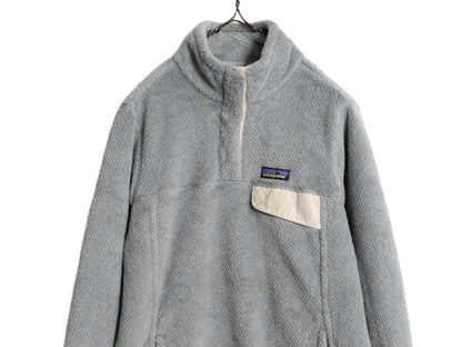 18年製 パタゴニア リツール スナップT プルオーバー ジャケット レディース М 古着 Patagonia フリース アウトドア ブルゾン ハイネック