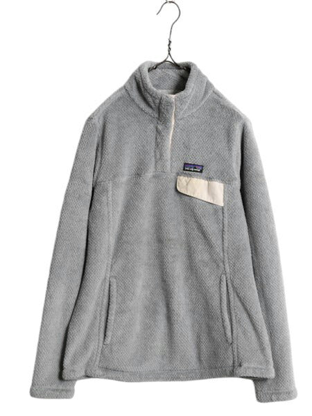 18年製 パタゴニア リツール スナップT プルオーバー ジャケット レディース М 古着 Patagonia フリース アウトドア ブルゾン ハイネック