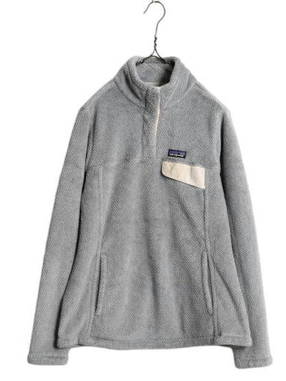 18年製 パタゴニア リツール スナップT プルオーバー ジャケット レディース М 古着 Patagonia フリース アウトドア ブルゾン ハイネック
