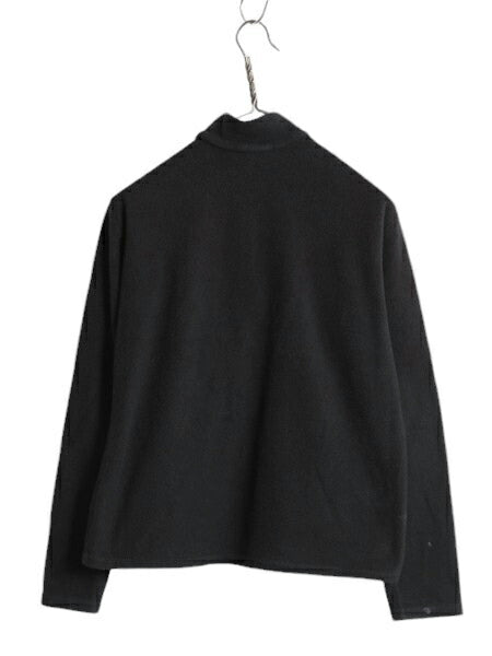 00s 00年製 パタゴニア キャプリーン ハーフジップ 長袖 Tシャツ レディース L / 00年代 オールド patagonia アウトドア フリース ブラック
