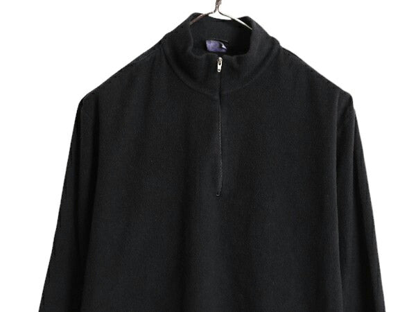 00s 00年製 パタゴニア キャプリーン ハーフジップ 長袖 Tシャツ レディース L / 00年代 オールド patagonia アウトドア フリース ブラック