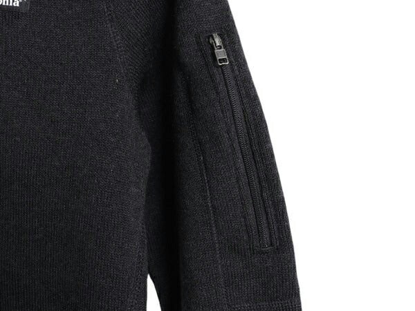 21年製 パタゴニア ベターセーター ハーフジップ レディース S Patagonia アウトドア フリース ジャケット プルオーバー ブルゾン ブラック