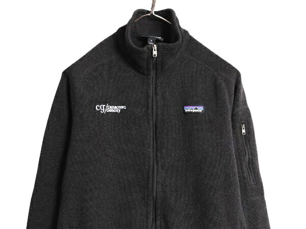 19年製 パタゴニア ベターセーター ジャケット レディース M / Patagonia フリース ニット フルジップ ブルゾン ハイネック 企業 ブラック