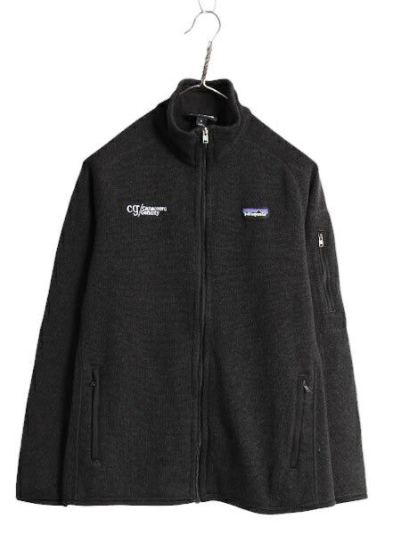 19年製 パタゴニア ベターセーター ジャケット レディース M / Patagonia フリース ニット フルジップ ブルゾン ハイネック 企業 ブラック
