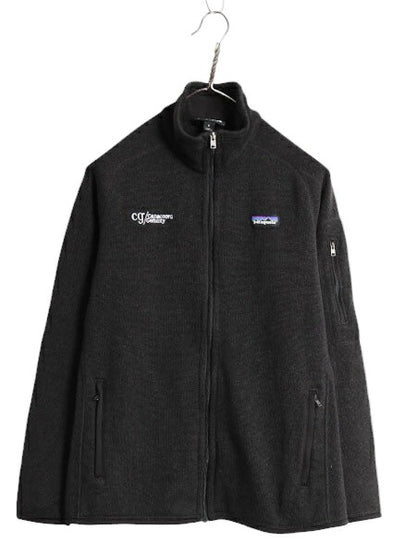 19年製 パタゴニア ベターセーター ジャケット レディース M / Patagonia フリース ニット フルジップ ブルゾン ハイネック 企業 ブラック