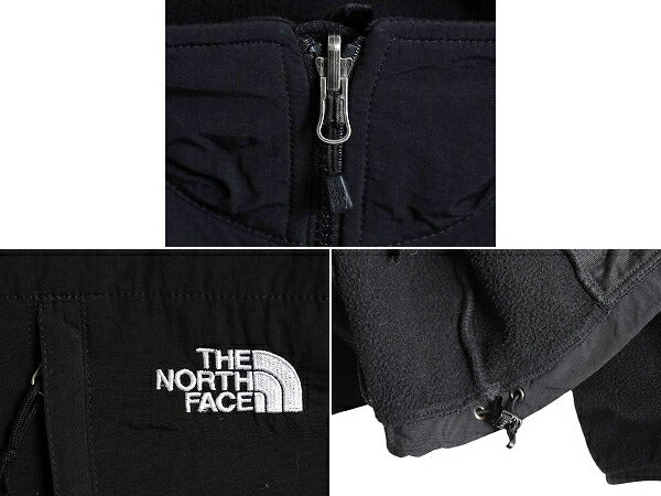 ノースフェイス デナリ ジャケット レディース S 古着 The North Face DENALI アウトドア フリース ナイロン ブルゾン フルジップ ブラック