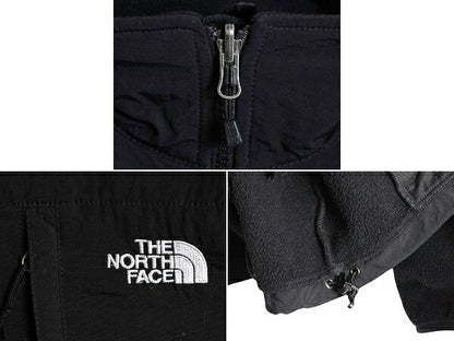 ノースフェイス デナリ ジャケット レディース S 古着 The North Face DENALI アウトドア フリース ナイロン ブルゾン フルジップ ブラック