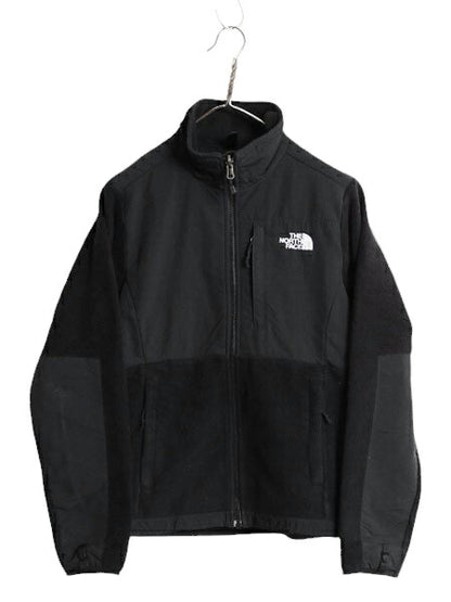 ノースフェイス デナリ ジャケット レディース S 古着 The North Face DENALI アウトドア フリース ナイロン ブルゾン フルジップ ブラック