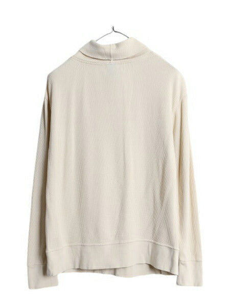 19年製 パタゴニア タートルネック サーマル 長袖 Tシャツ レディース M / Patagonia 無地 ロンT ワッフル カットソー インナー ストレッチ
