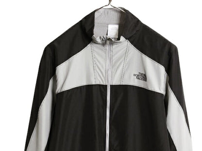 ノースフェイス フルジップ ナイロン ジャケット メンズ S / The North Face アウトドア ブルゾン ハイネック ツートン ウィンドブレーカー