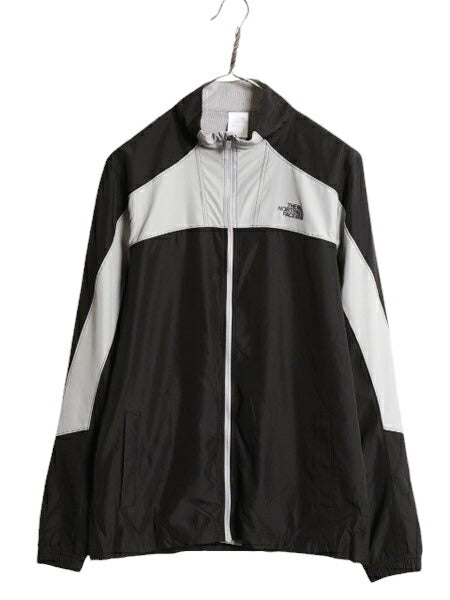 ノースフェイス フルジップ ナイロン ジャケット メンズ S / The North Face アウトドア ブルゾン ハイネック ツートン ウィンドブレーカー