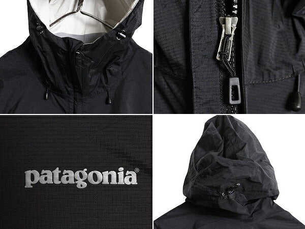 13年製 パタゴニア トレントシェル ナイロン パーカー ジャケット レディース S / PATAGONIA ジャンパー マウンテンパーカー フルジップ 黒