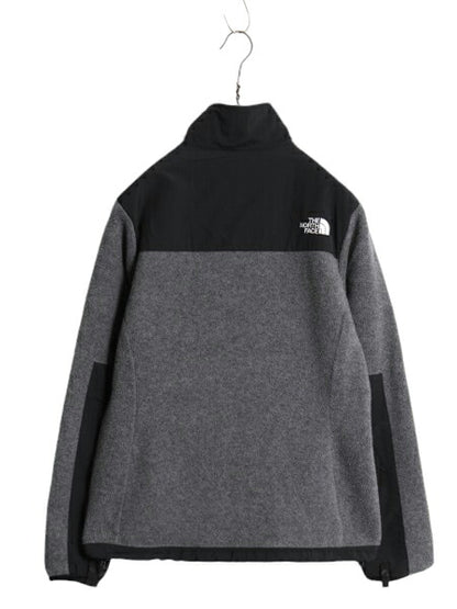ノースフェイス デナリ ジャケット レディース M / The North Face DENALI アウトドア フリース ナイロン ブルゾン フルジップ ツートン 黒