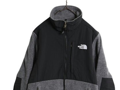 ノースフェイス デナリ ジャケット レディース M / The North Face DENALI アウトドア フリース ナイロン ブルゾン フルジップ ツートン 黒