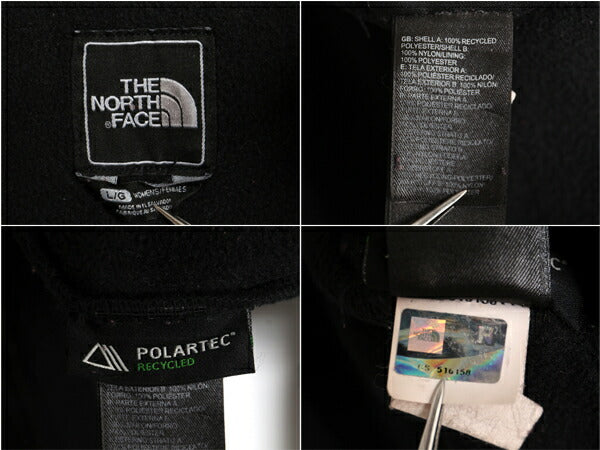 ノースフェイス デナリ ジャケット レディース L / The North Face DENALI アウトドア フリース ブルゾン ナイロン 黒 フルジップ ブラック