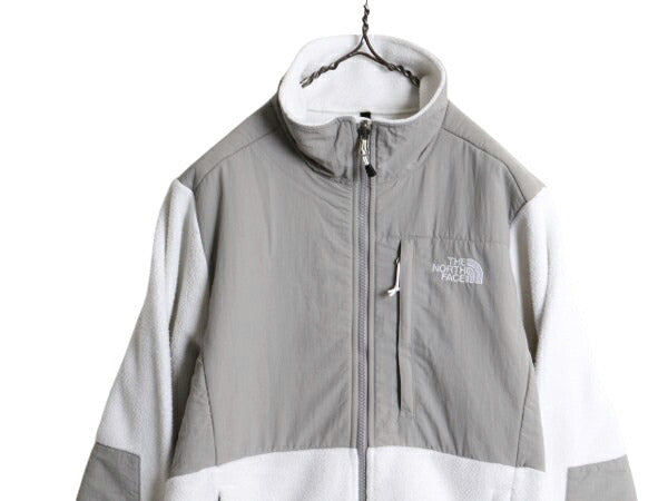 ノースフェイス デナリ ジャケット レディース M 古着 The North Face DENALI アウトドア フリース ナイロン ブルゾン フルジップ ツートン