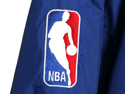 ニックス ナイロン ナイロン ジャケット メンズ S 古着 NBA オフィシャル ミッチェルアンドネス ハーフジップ プルオーバー ウォームアップ
