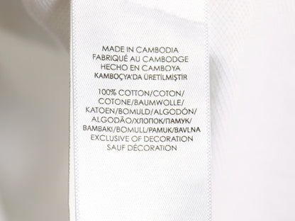 ポロ ラルフローレン 鹿の子 半袖 ポロシャツ メンズ XXL / CUSTOM FIT ワンポイント ポニー フラッグ ステンシル ホワイト 大きいサイズ
