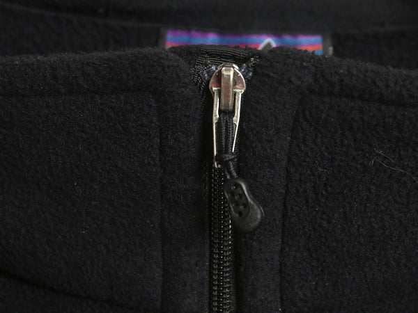 パタゴニア マイクロ シンチラ フリース ジャケット メンズ M / 07年製 アウトドア ブルゾン ハイネック フルジップ ワンポイント ブラック