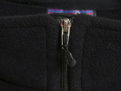 パタゴニア マイクロ シンチラ フリース ジャケット メンズ M / 07年製 アウトドア ブルゾン ハイネック フルジップ ワンポイント ブラック