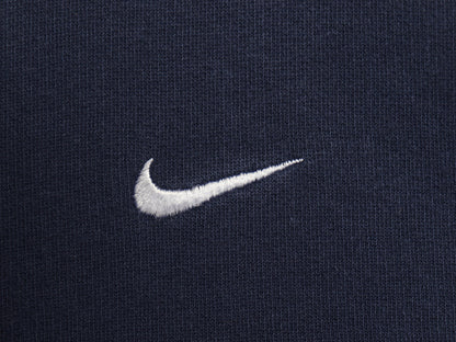 00s ナイキ スモール スウォッシュ 刺繍 スウェット メンズ XL / オールド 裏起毛 トレーナー クルーネック ワンポイント 大きいサイズ 紺