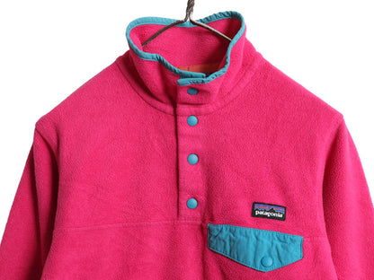 パタゴニア ライトウェイト シンチラ スナップT レディース XS 14年製 フリース プルオーバー ジャケット ブルゾン アウトドア ジャンパー