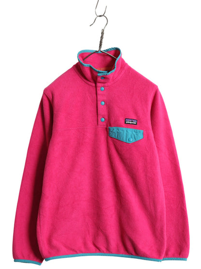 パタゴニア ライトウェイト シンチラ スナップT レディース XS 14年製 フリース プルオーバー ジャケット ブルゾン アウトドア ジャンパー