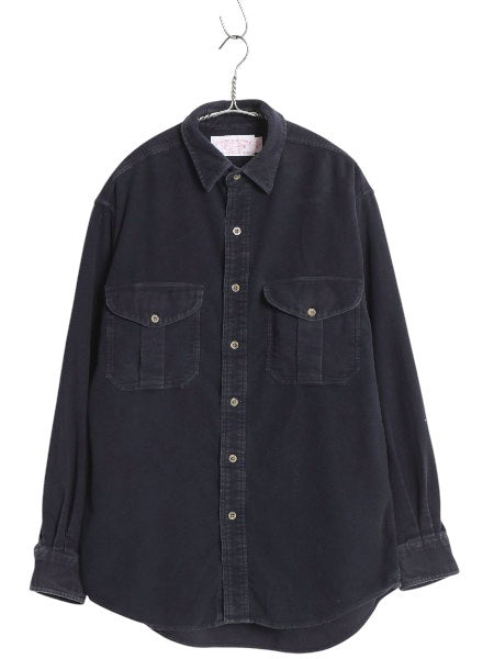 US企画 フィルソン モールスキン シアトル シャツ メンズ M アウトドア 無地 コットン ネルシャツ シャモア 長袖シャツ ヘビーウェイト 紺