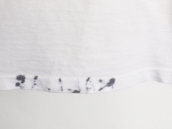 60s USA製 ランタグ チャンピオン 3段 プリント リンガー Tシャツ レディース S 小さめ / ヴィンテージ カレッジ 100% コットン ツートン
