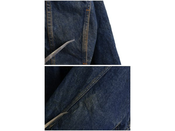 90s USA製 ★ リーバイス 70617 0291 デニム ジャケット メンズ XL オールド ジージャン リバーシブル ブランケット ライナー ポケット付き