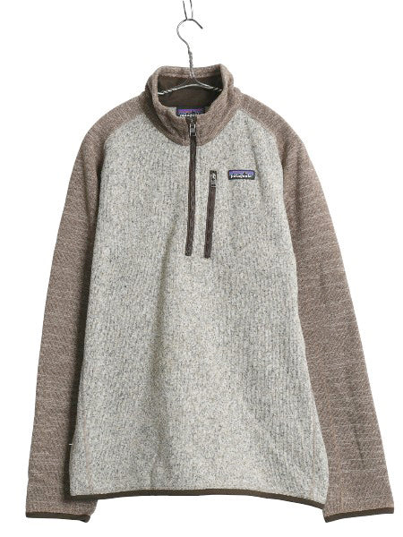パタゴニア ベターセーター ハーフジップ メンズ М 古着 19年製 アウトドア フリース セーター 裏起毛 ジャケット プルオーバー ツートン